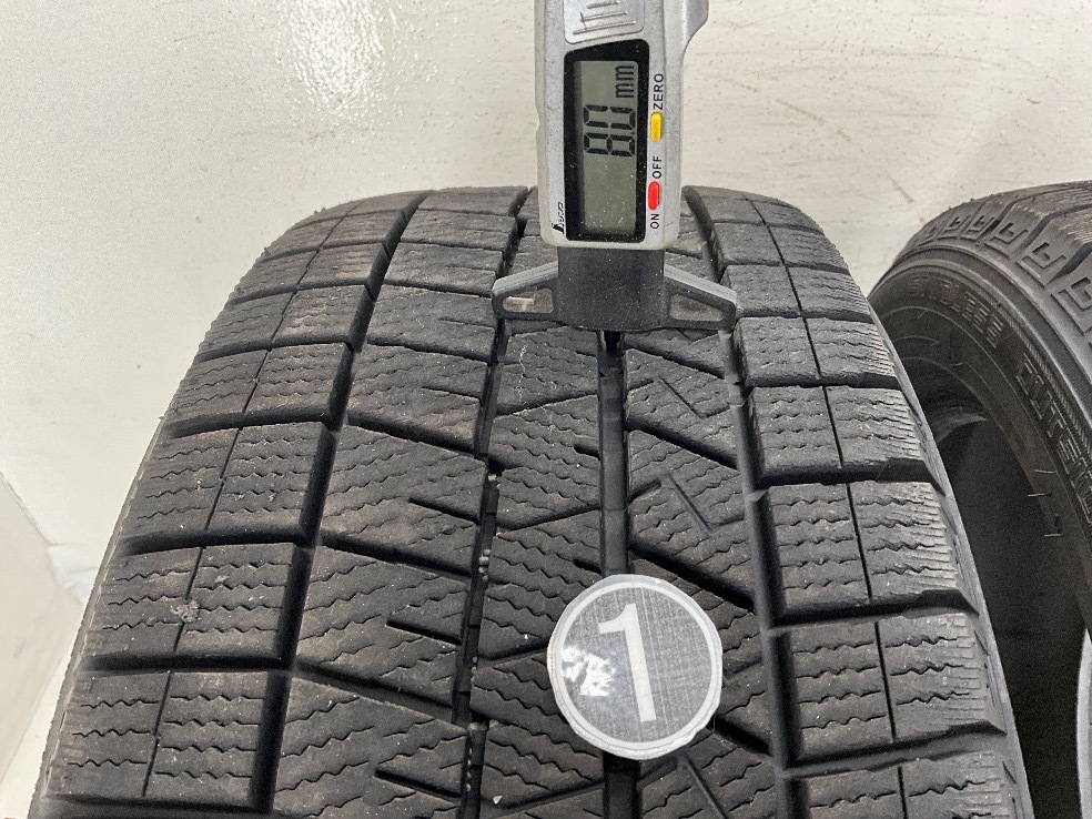 中古タイヤ 2本セット 195/50R16 84Q ダンロップ WINTERMAXX WM03 冬 スタッドレス 195/50/16 スプラッシュ/WiLL Vi b14249_画像4