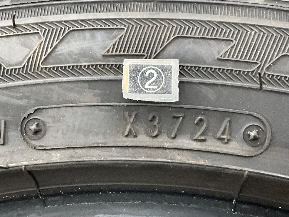 中古タイヤ 2本セット 195/50R16 84Q ダンロップ WINTERMAXX WM03 冬 スタッドレス 195/50/16 スプラッシュ/WiLL Vi b14249_画像7