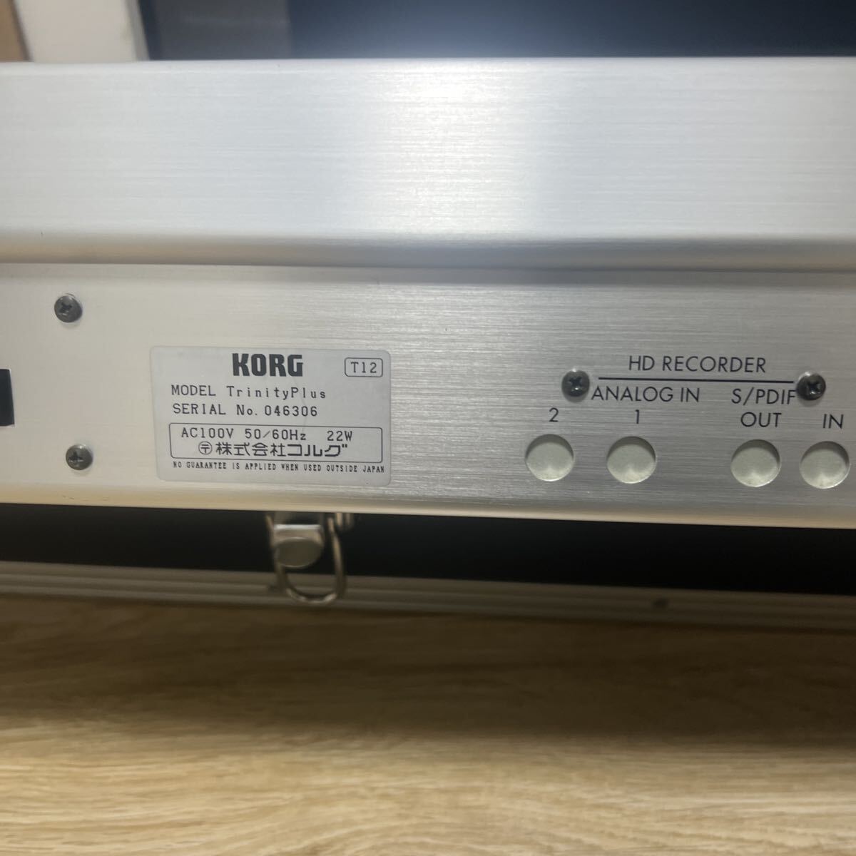 KORG TRINITY 61鍵 シンセサイザー キーボード 通電のみ確認, 音出しは未確認です。(ハードケース付 )_画像8