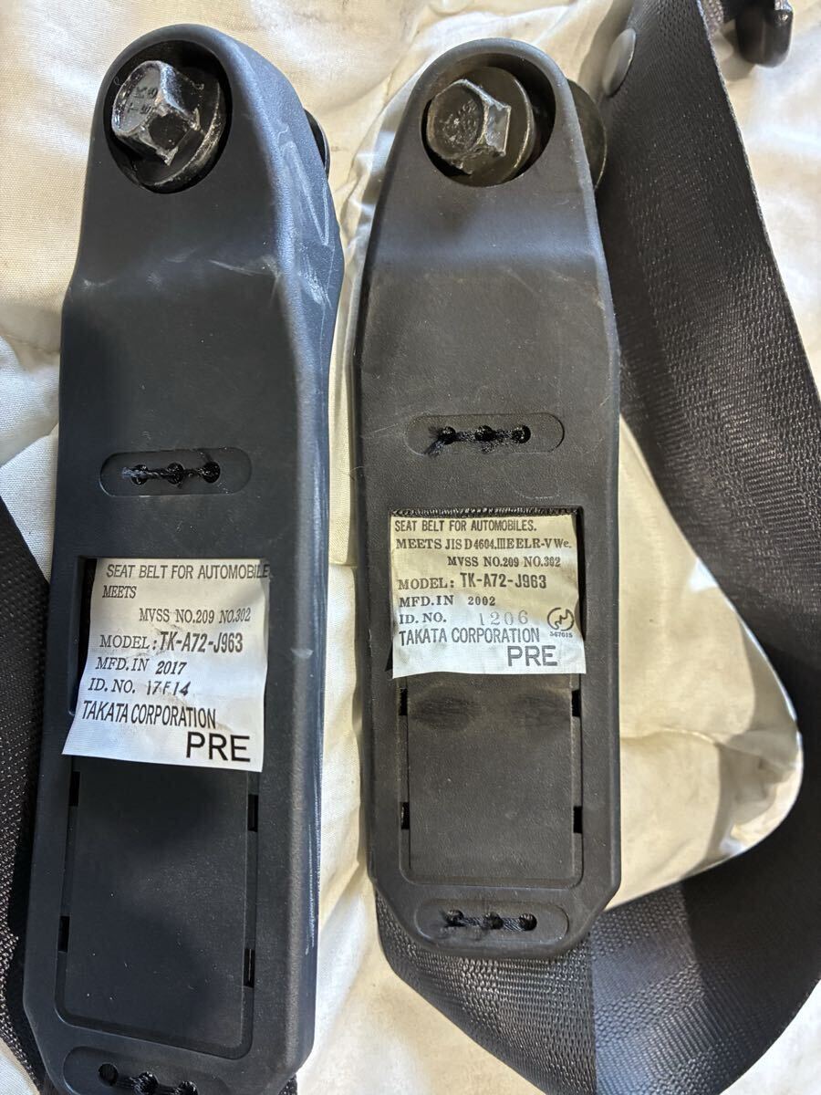 S2000 AP1 純正シートベルト左右セット_画像4