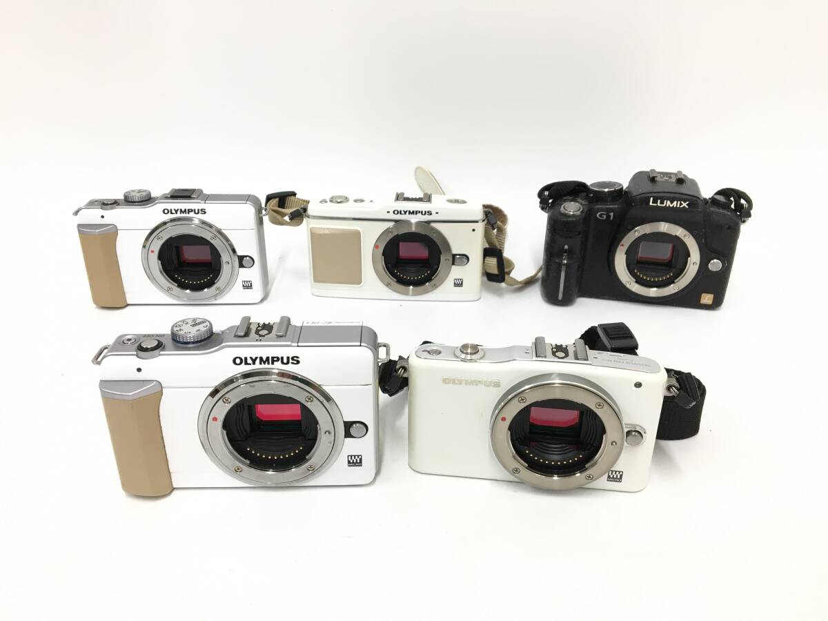 * беззеркальный однообъективный камера суммировать * OLYMPUS PEN E-PL1 ×2 + E-P1 + Mini E-PM1 + 17mm 1:2.8 др. 1 шт. линзы 7шт.@ Olympus Panasonic 