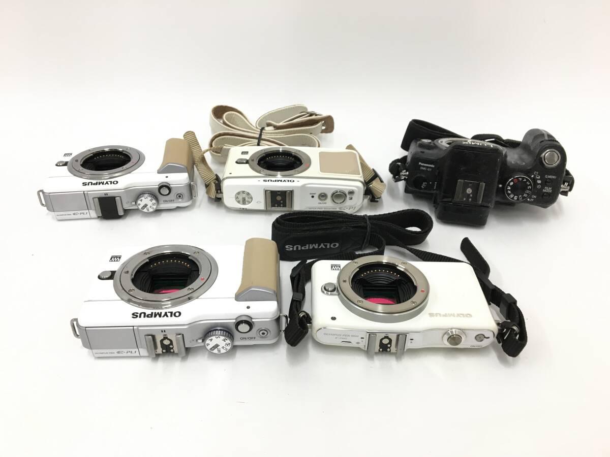 * беззеркальный однообъективный камера суммировать * OLYMPUS PEN E-PL1 ×2 + E-P1 + Mini E-PM1 + 17mm 1:2.8 др. 1 шт. линзы 7шт.@ Olympus Panasonic 