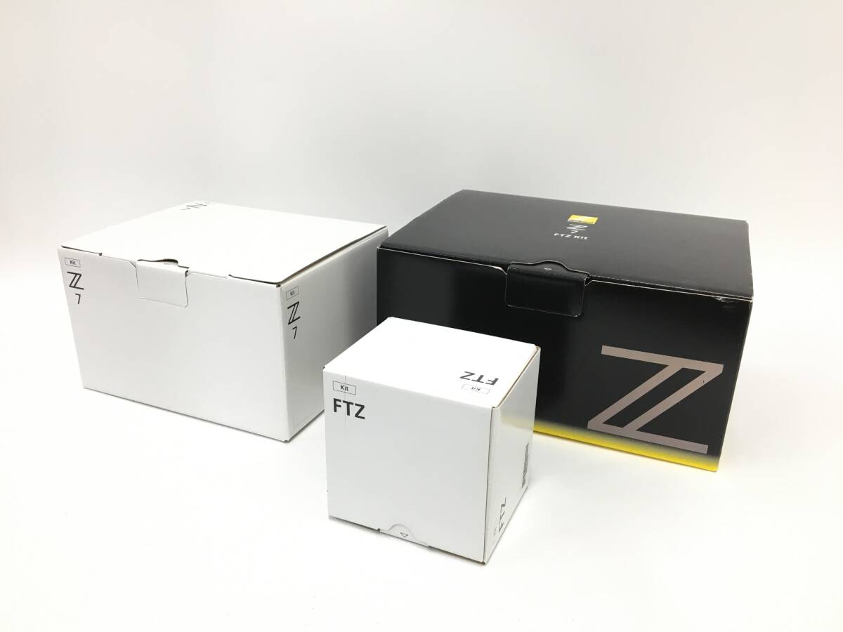 ★ Nikon ミラーレス一眼 元箱 ★ Z7 FTZ Kit 収納用 空箱のみ ニコン_画像1