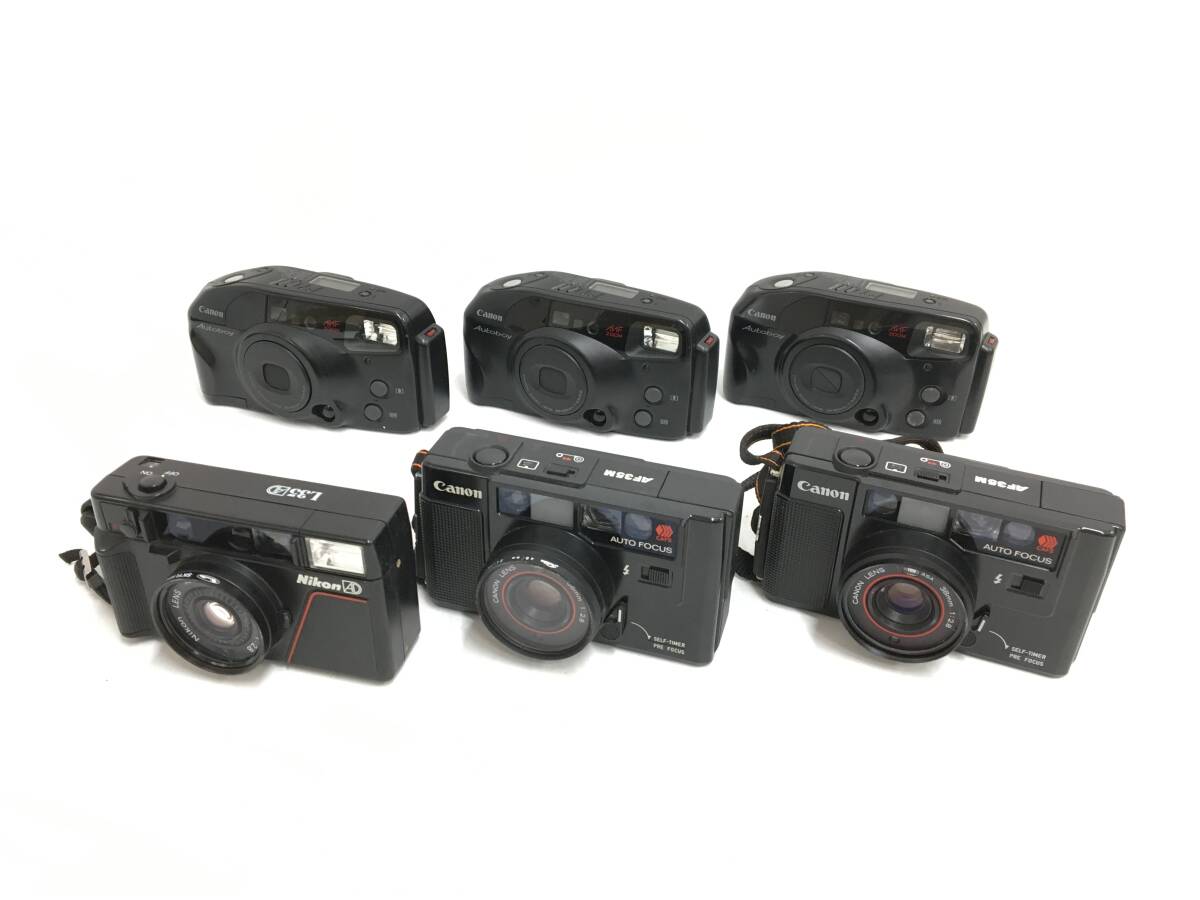 ☆ コンパクトフィルムカメラ まとめ ☆ Nikon L35AD + Canon AF35M ×2 + OLYMPUS PEN ×4 他 8台 ニコン キャノン オリンパス_画像2