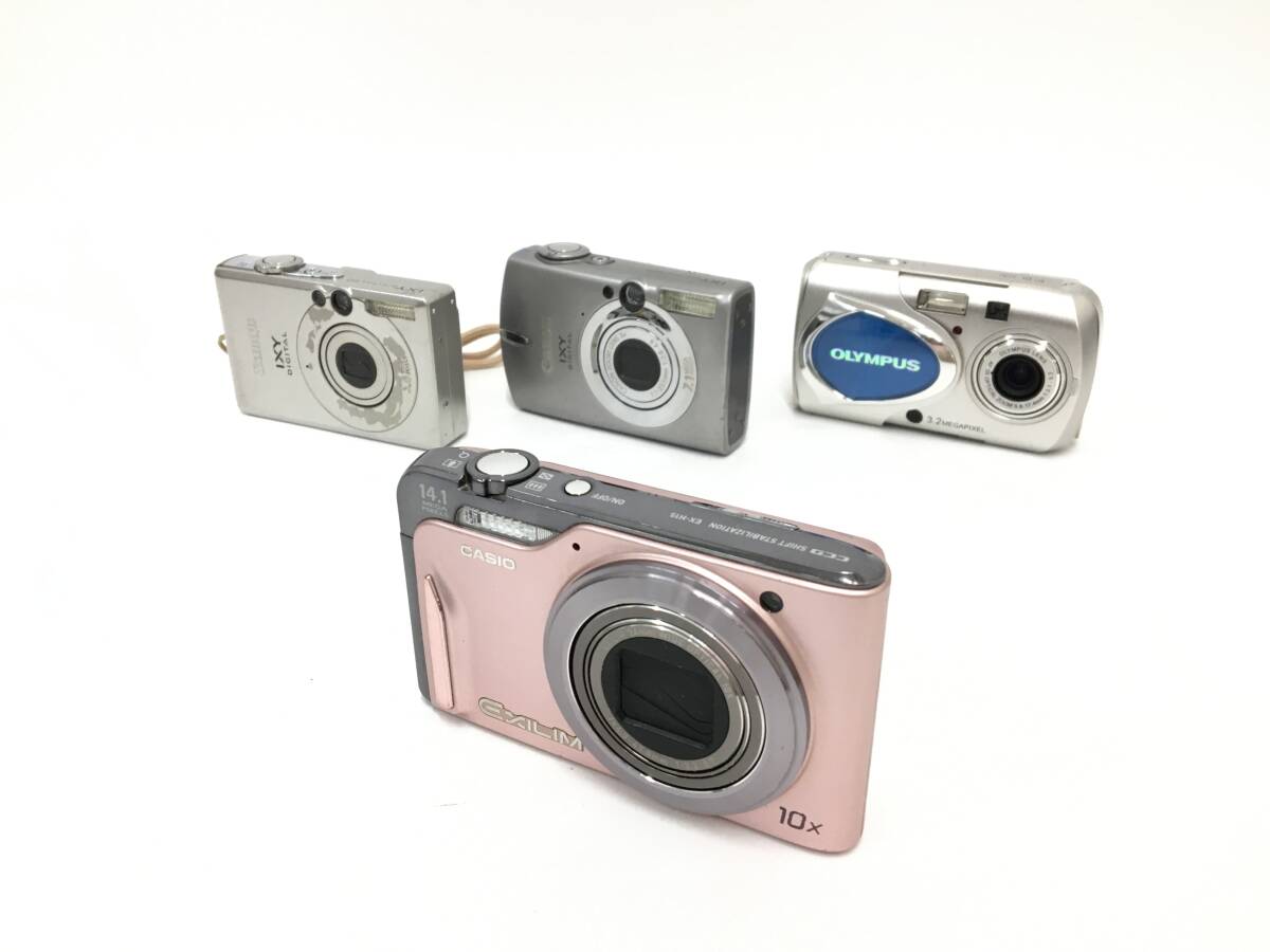 ☆ コンパクトデジタルカメラ まとめ ☆ CASIO EX-H15 + OLYMPUS μ-10 + Canon IXY 600 + IXY 60 他 12台 カシオ オリンパス キャノン_画像2