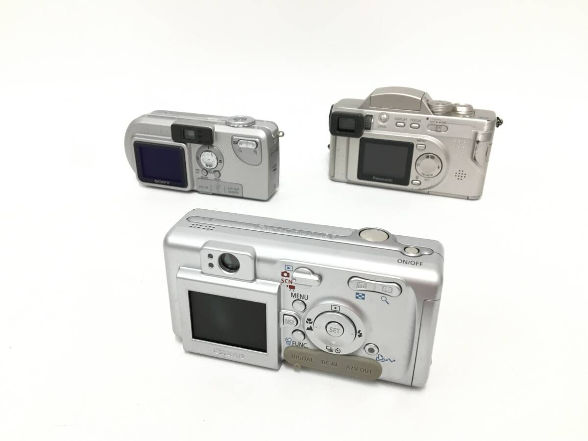 ☆ コンパクトデジタルカメラ まとめ 2 ☆ Canon A400 + Panasonic DMC-FZ1 + SONY DSC-P9 他 7台 キャノン パナソニック ソニー_画像3
