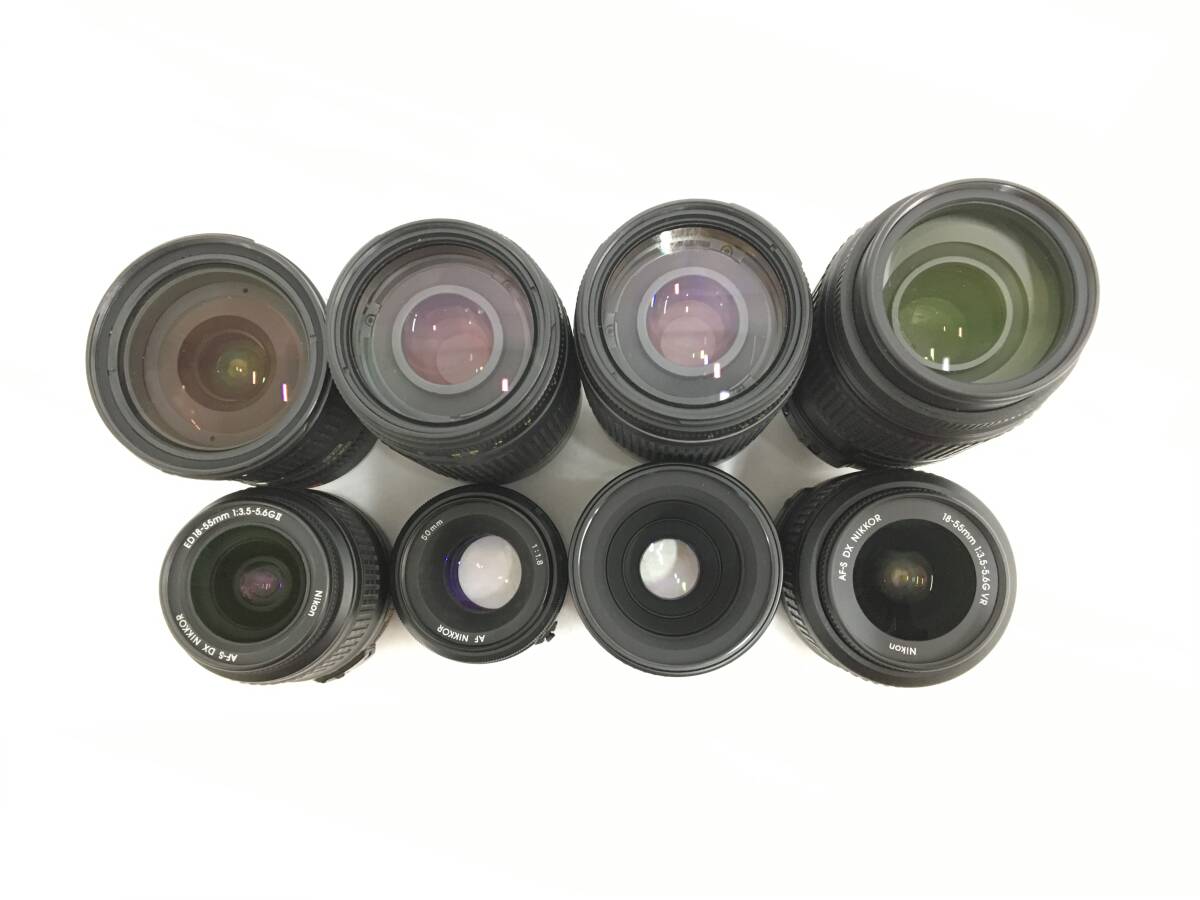 ☆ Nikon デジタル一眼カメラ まとめ ☆ D3200 + D40X + D50 ×2 + D70S + MICRO NIKKOR 60mm 1:2.8 + 50mm 1:1.8 他 レンズ6本 ニコン_画像9