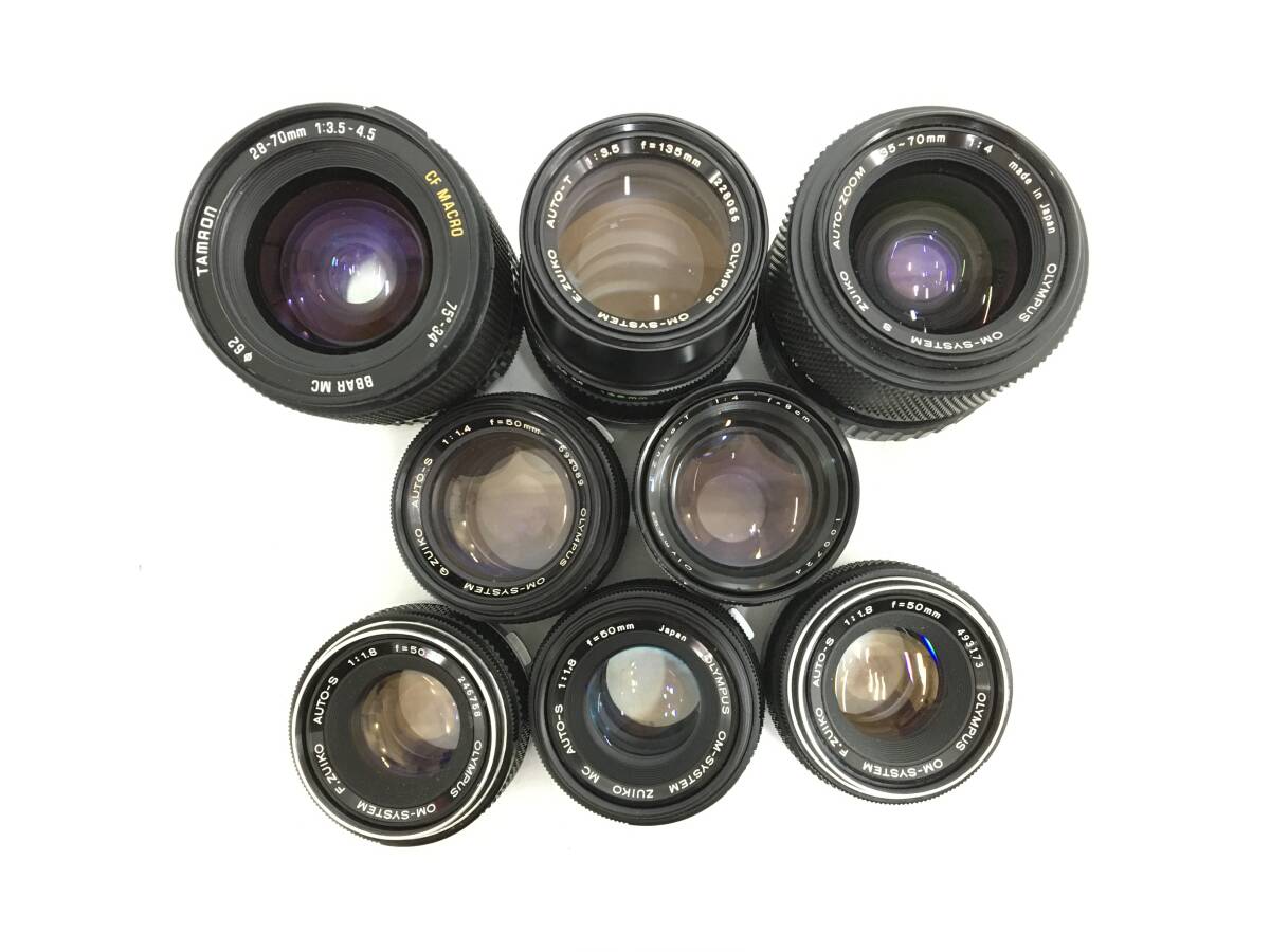 ☆ OLYMPUS フィルムカメラ まとめ ☆ OM30 + OM10 ×3 + OM-2 + PEN ×8 + T 1:4 f=8cm + S 1:1.4 f=50mm 他 2台 レンズ6本 オリンパス_画像9