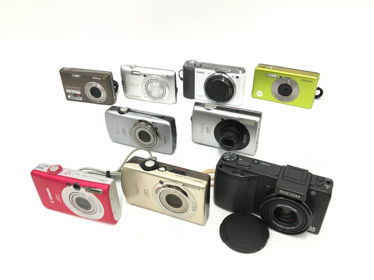 ☆ コンパクトデジタルカメラ まとめ 5 ☆ RICOH GX200 + Canon IXY 930 IS + + 920 IS + 110 IS 他 25台 リコー キャノン カシオ_画像2