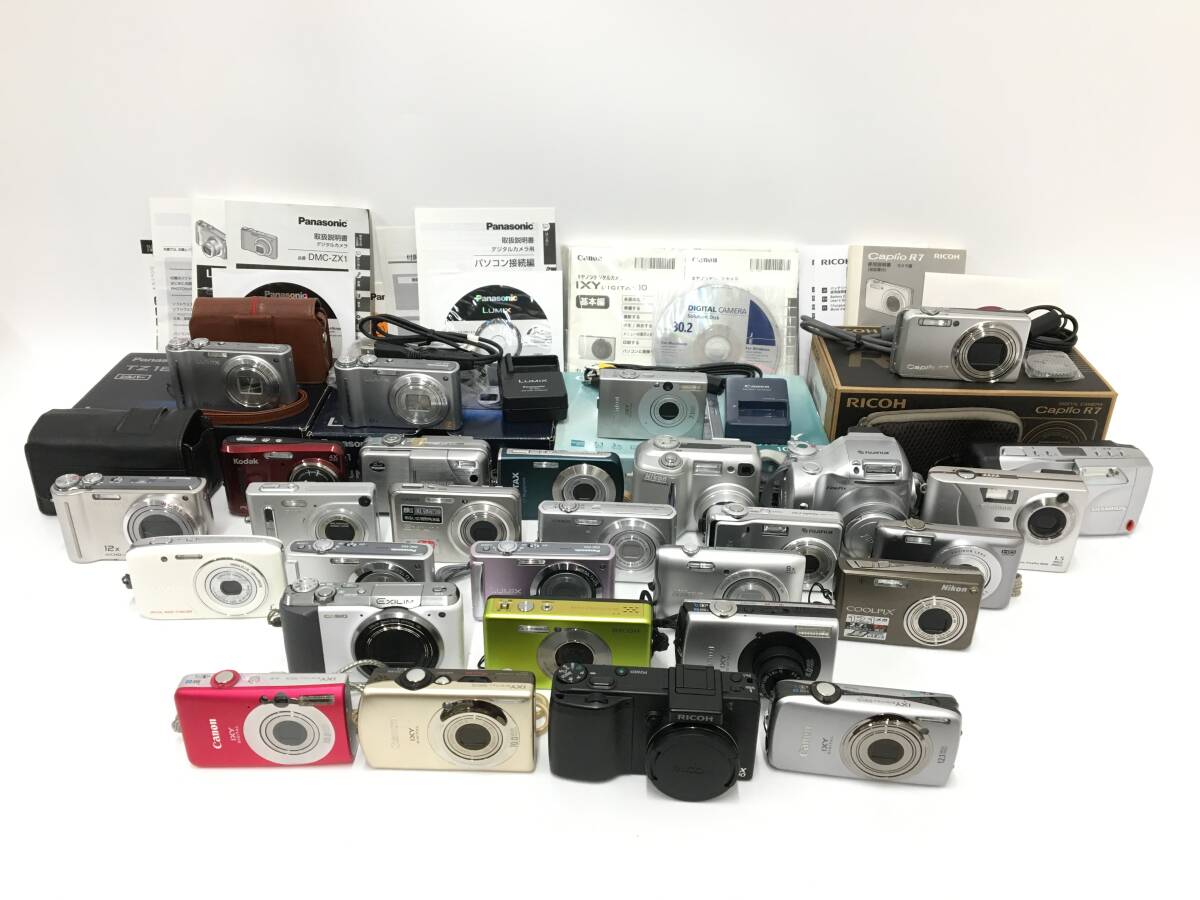 ☆ コンパクトデジタルカメラ まとめ 5 ☆ RICOH GX200 + Canon IXY 930 IS + + 920 IS + 110 IS 他 25台 リコー キャノン カシオ_画像1