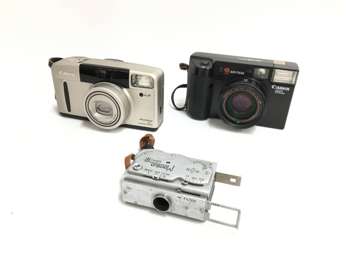 ☆ コンパクトフィルムカメラ まとめ 2 ☆ Canon AF35ML + Autoboy SXL + Mamiya-16 他 12台 キャノン マミヤ ローライ フジフィルム_画像2