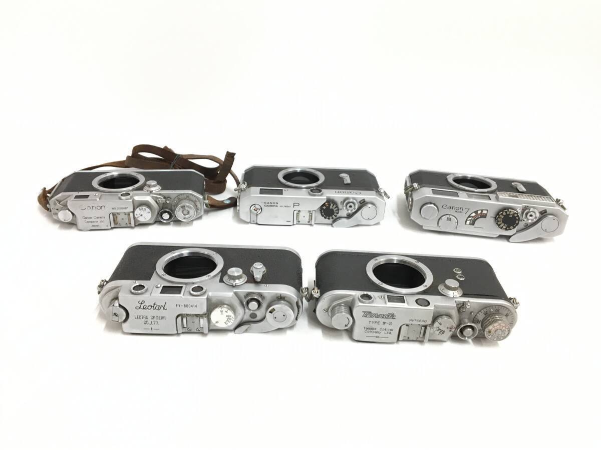 ☆ レンジファインダーカメラ まとめ ☆ Tanack TYPE IV-S + Canon P + MODEL 7 + f:1.9 85mm 他 2台 レンズ4本 タナック キャノン_画像4