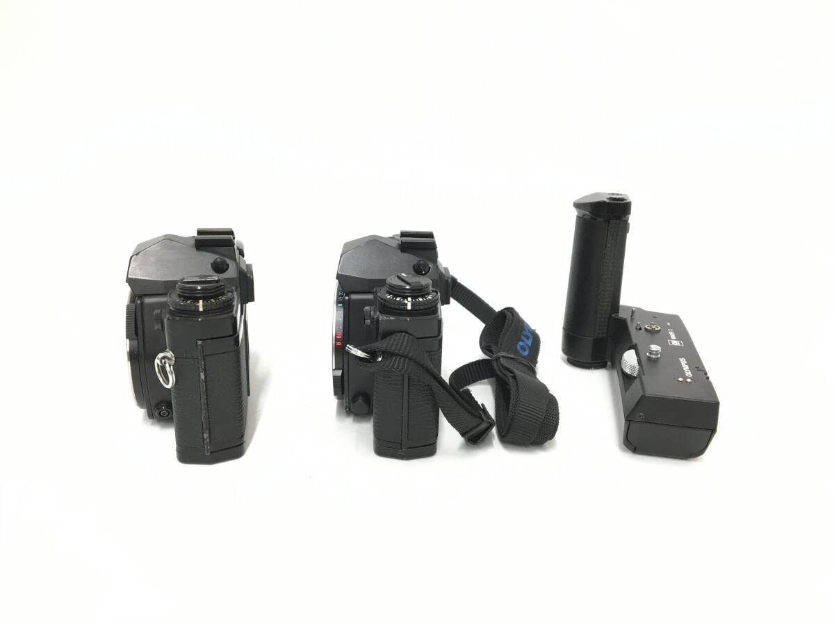 ☆ OLYMPUS フィルム一眼カメラ セット ☆ OM-3 + OM-4 Ti + Auto-W 1:2.8 f=35mm + S 1:1.8 f=50mm ワインダー ストラップ オリンパス_画像6