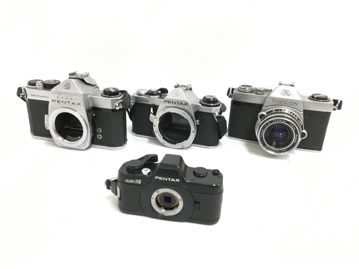 ☆ フィルムカメラ まとめ ☆ PENTAX ME + SP + auto 110 + 1:2.8 35mm + 1:2.8 28mm + 1:2.8 40mm 他 1台 レンズ6本 ペンタックス 他_画像2