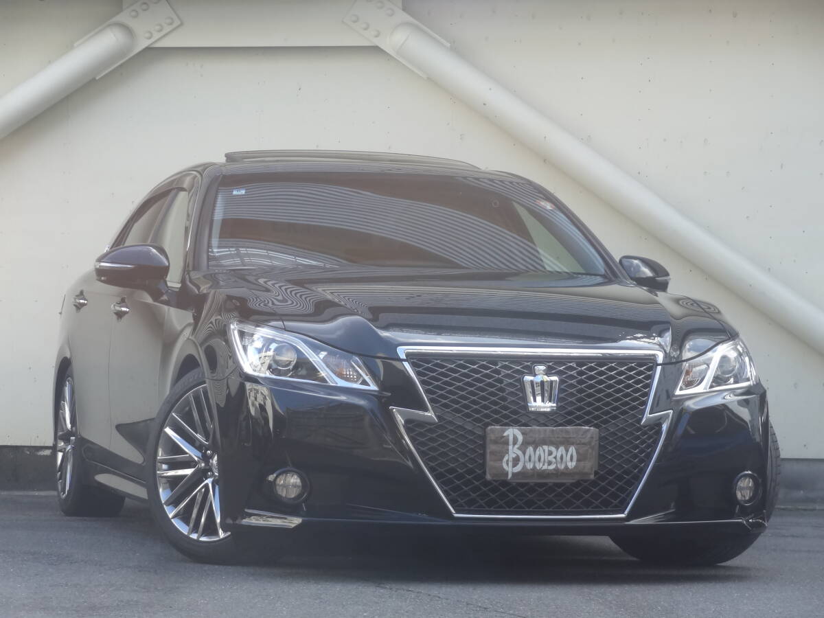 ★修歴無【乗って帰れます/希少サンルーフ/3.9万】クラウン「アスリートS」純正ナビ/Bカメ/BT接続/クルコン/スマートキー/車検R9/6迄★_画像4