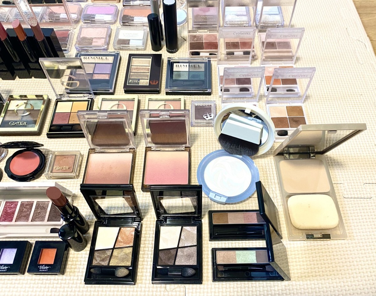 未使用 あり プチプラ コスメ 化粧品 CANMAKE セザンヌ EXCEL Visee 口紅 アイシャドウ まとめて 大量 いろいろ_画像5