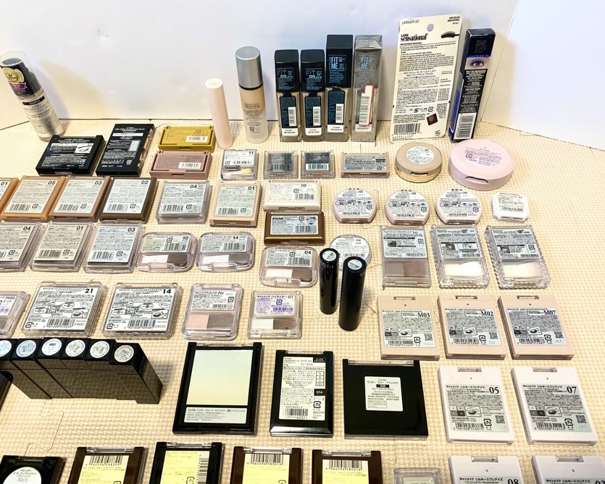 未使用 あり プチプラ コスメ 化粧品 CANMAKE セザンヌ EXCEL Visee 口紅 アイシャドウ まとめて 大量 いろいろ_画像8