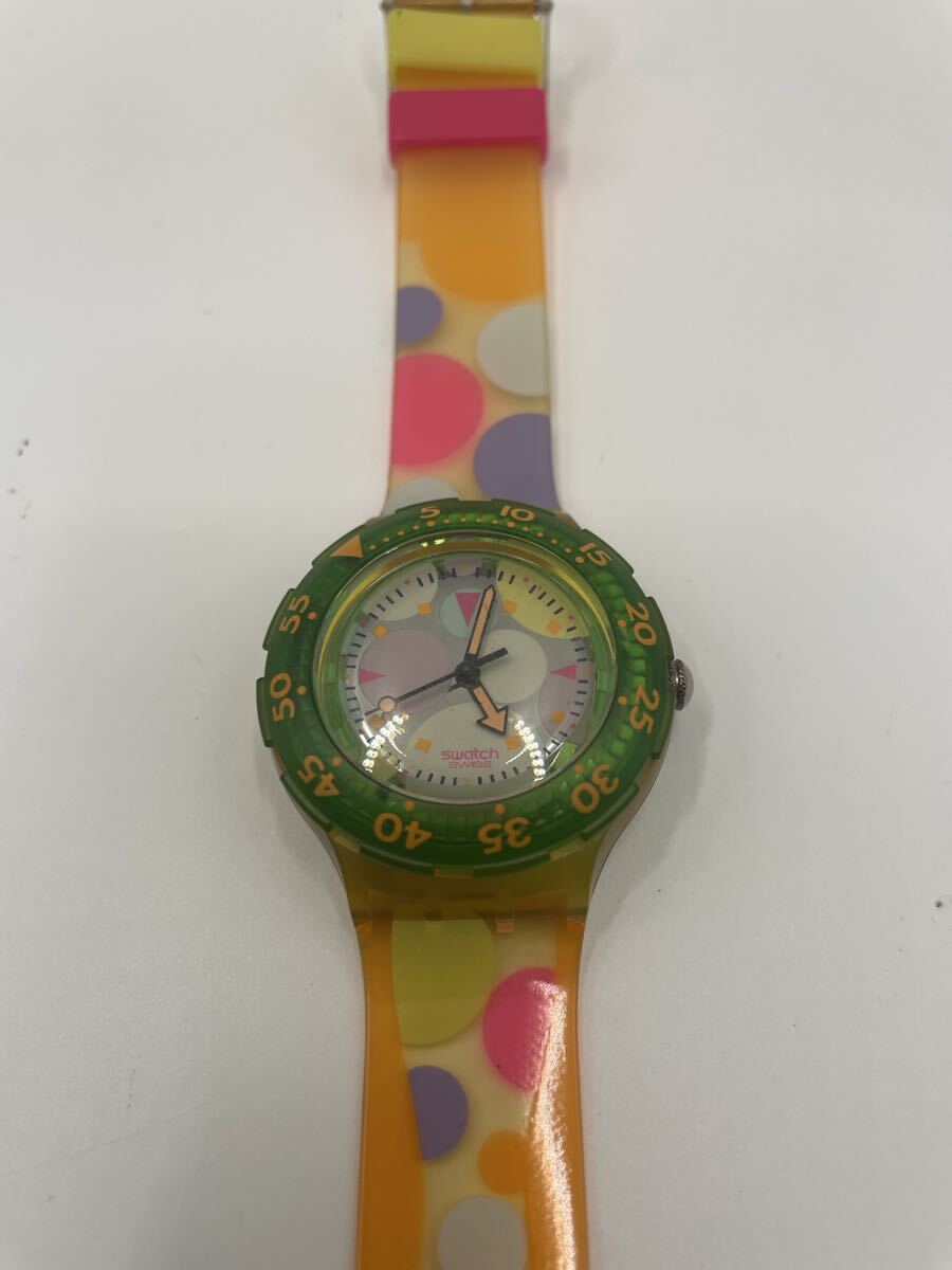 【美品】SWATCH スウォッチ 腕時計 クォーツ スキューバ 当時物_画像4