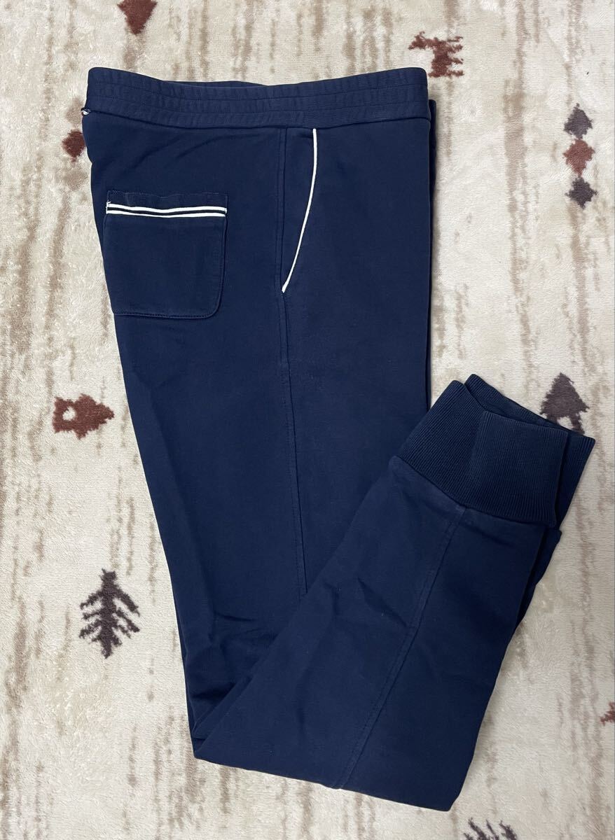 OT★MONCLER モンクレール★色褪せなし スウェットパンツ ジョガーパンツ メンズ XS ネイビー ロゴ ボトムス_画像10