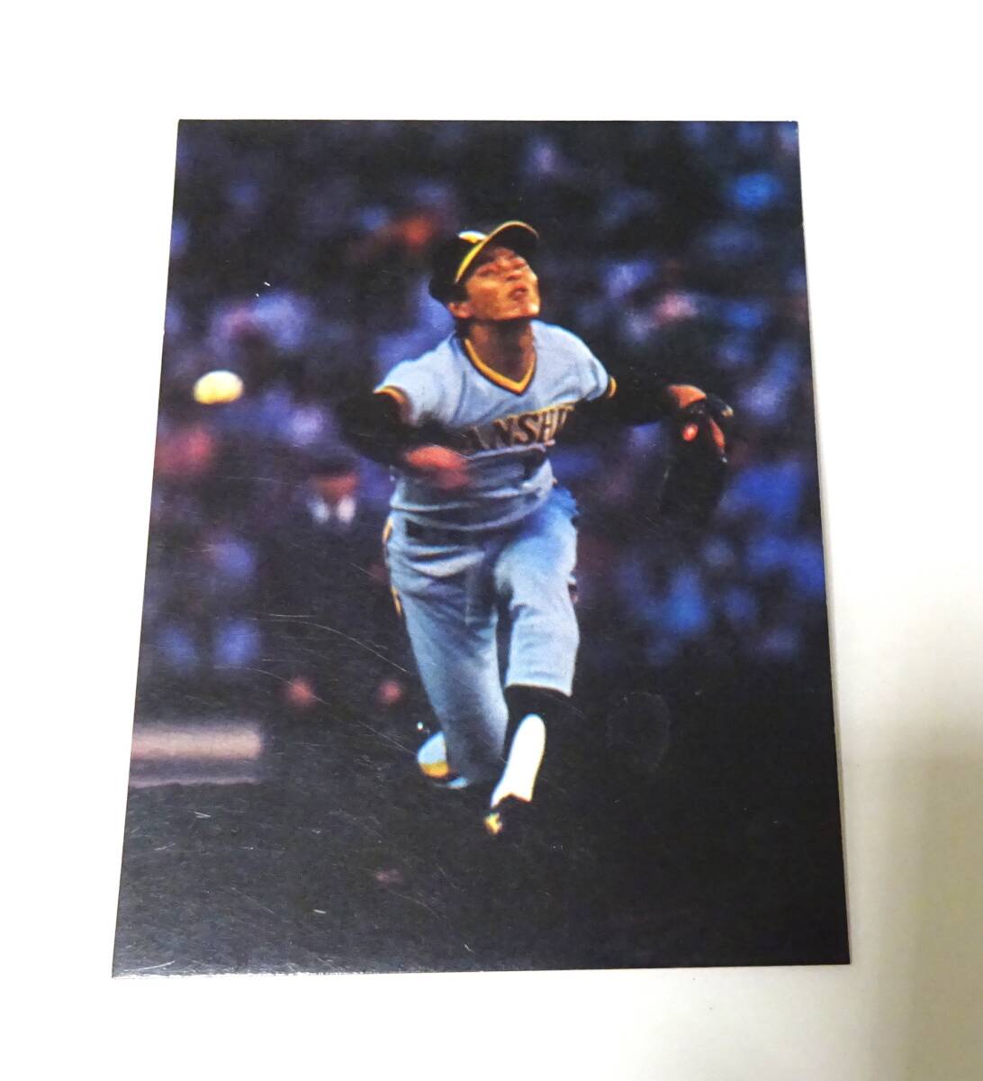 ★ 1979年 カルビー プロ野球カード ベスト40 / 7月 第2位 阪神タイガース 小林薫 ★郵便110円_画像1