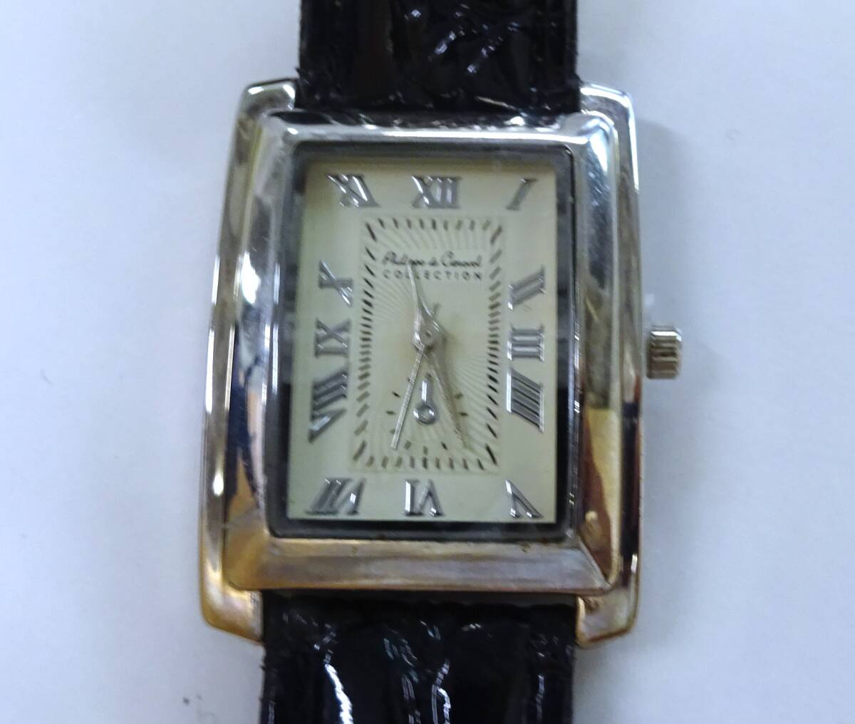 ◆ 未使用 保管品 Philippe carouol トノー型 スモールセコンド ◆郵便290円_画像7