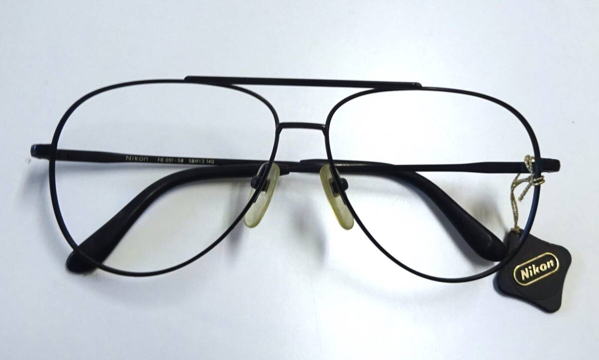 ★ Nikon ニコン ヴィンテージ 眼鏡フレーム サングラスフレーム フレーム FB691-58 / 58□13 140 ★郵便390円_画像2