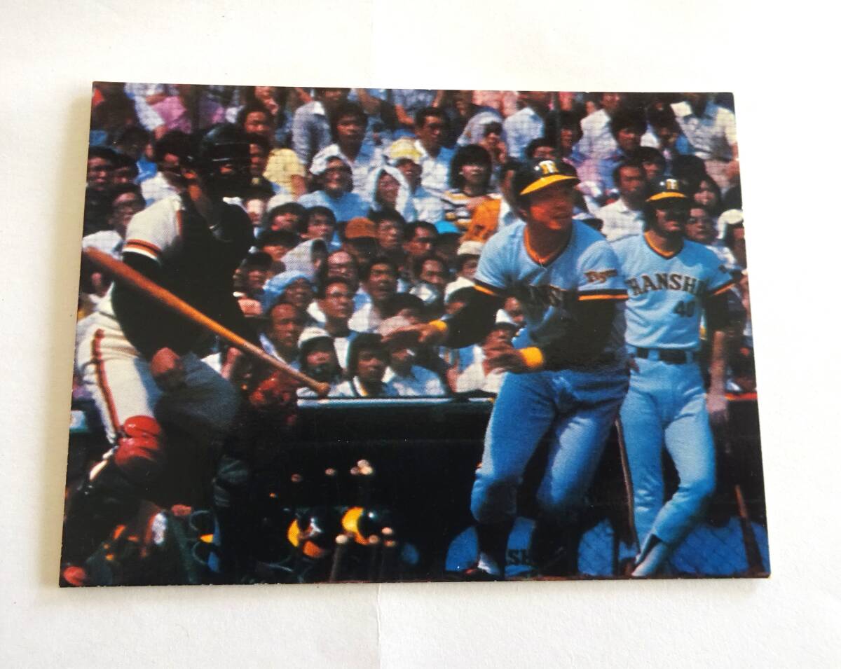 ★ 1979年 カルビー プロ野球カード ベスト40 7月 第1位 阪神タイガース 掛布雅之 ★郵便110円_画像1