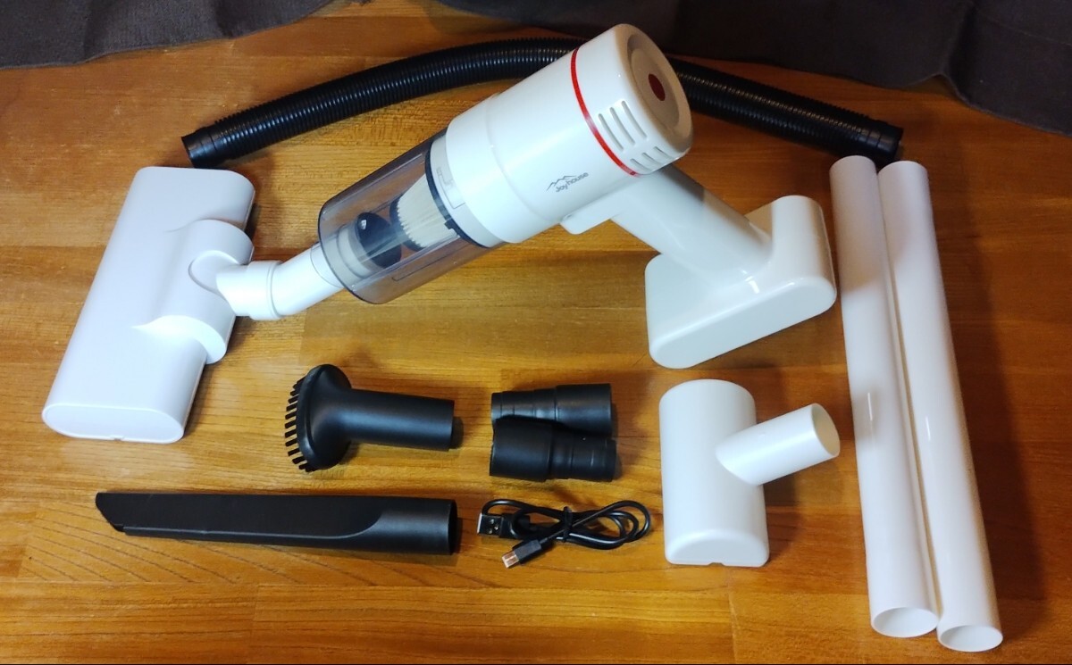 全国送料無料 ■ Joyhouse A-010 コードレス掃除機 ■ 動作確認済み コードレス 充電式クリーナー ホワイト_画像6