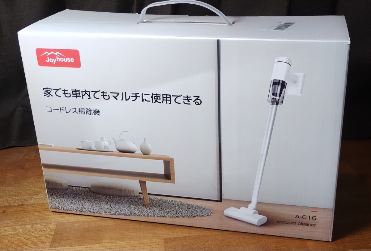 全国送料無料 ■ Joyhouse A-010 コードレス掃除機 ■ 動作確認済み コードレス 充電式クリーナー ホワイト_画像1