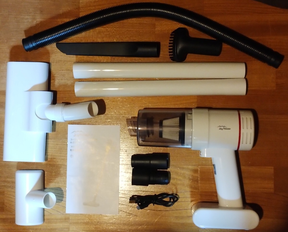 全国送料無料 ■ Joyhouse A-010 コードレス掃除機 ■ 動作確認済み コードレス 充電式クリーナー ホワイト_画像4