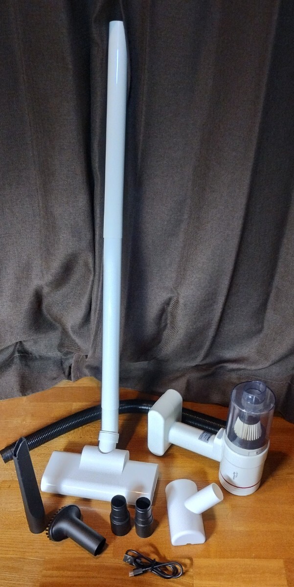 全国送料無料 ■ Joyhouse A-010 コードレス掃除機 ■ 動作確認済み コードレス 充電式クリーナー ホワイト_画像7