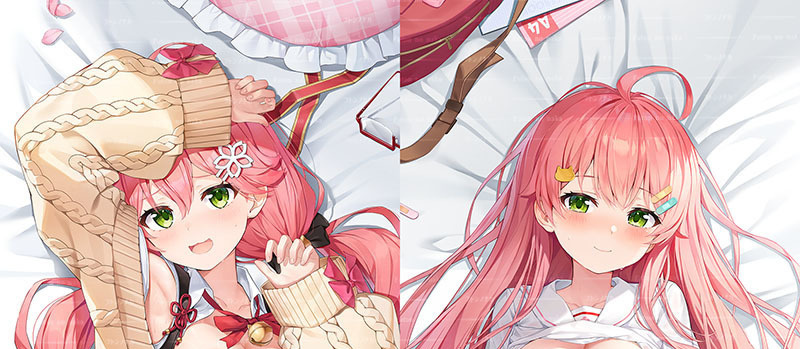 f тонн nonakaacco Sakura ..... Dakimakura покрытие SJ иметь / такой же человек virtual YouTuber VTuber Like to long Ricci стандартный товар новый товар нераспечатанный 