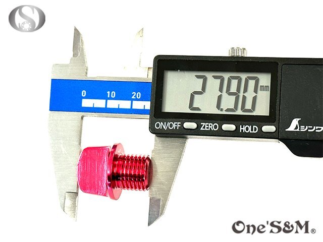 I7-1RD ミッションオイルキャップ 赤 ジョグ/Z ジョグ90 3KJ 3YJ 3YK スーパージョグ/ZR リモコンジョグ/ZR SA16J ジョグアプリオ4JP 4LV用_画像3