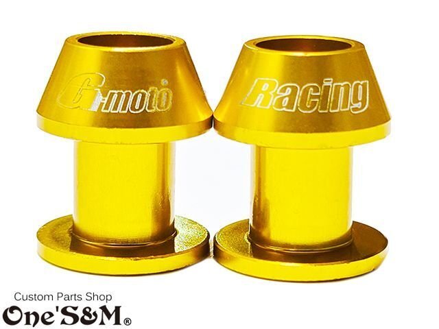 Z25-2GD CNC アルミ製 アルマイト M8 荷掛けフックボルト リアサスマウントボルト 金色 GSX400インパルス GK79A GSX1400 イナズマ400 汎用_画像2