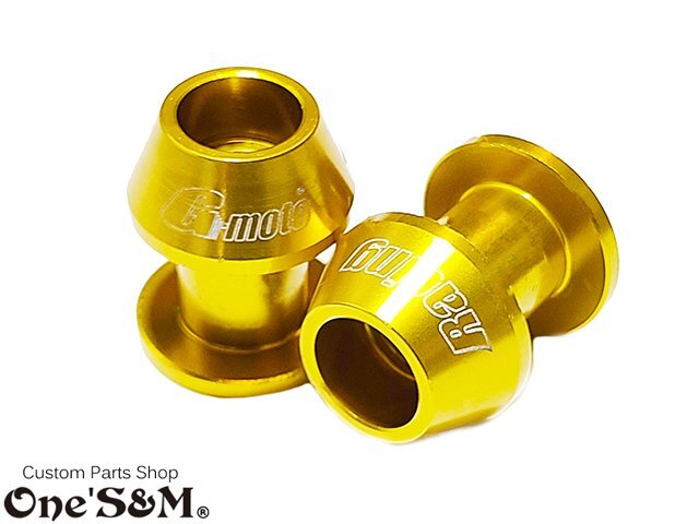 Z25-2GD CNC アルミ製 アルマイト M8 荷掛けフックボルト リアサスマウントボルト 金色 GSX400インパルス GK79A GSX1400 イナズマ400 汎用_画像1