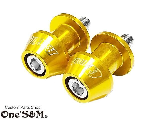 Z25-2GD CNC アルミ製 アルマイト M8 荷掛けフックボルト リアサスマウントボルト 金色 GSX400インパルス GK79A GSX1400 イナズマ400 汎用_画像3