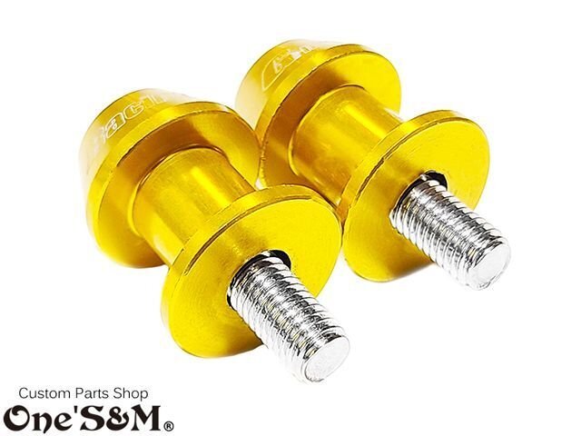 Z25-2GD CNC アルミ製 アルマイト M8 荷掛けフックボルト リアサスマウントボルト 金色 GSX400インパルス GK79A GSX1400 イナズマ400 汎用_画像5