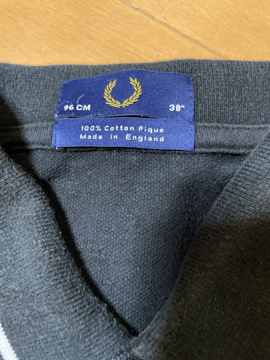  Fred Perry рубашка-поло 2 листов черный темно-синий 96-38