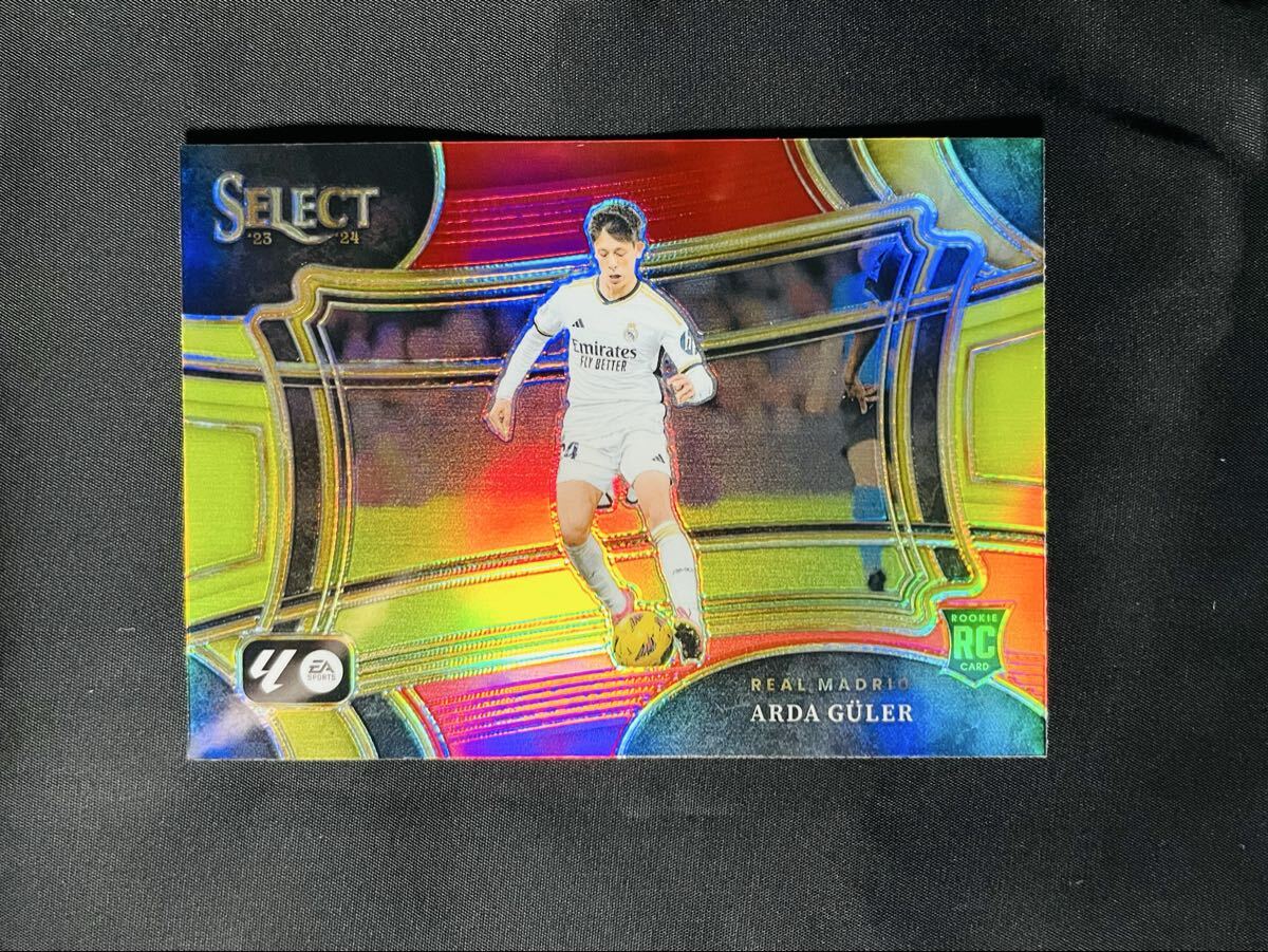 アルダ・ギュレル Arda Guler Field Level Red Gold Prizm Rookie RC Real Madrid 2023-24 Panini Select Soccer La Liga_画像1