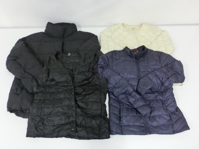 11256PMZ◇UNIQLO ユニクロ ウルトラライトダウン ジャケット/ベスト など レディース サイズ：S 4点セット◇中古_画像1