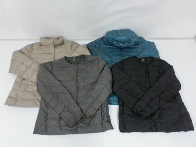 11257PMZ◇UNIQLO ユニクロ ウルトラライトダウン ジャケット など レディース サイズ：M 4点セット◇中古_画像1