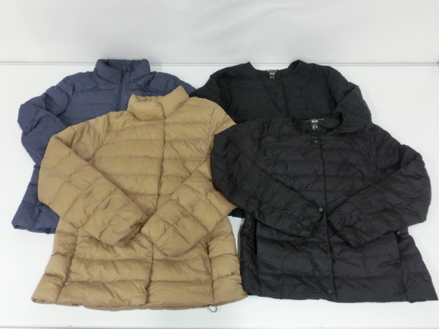 11258PMZ◇UNIQLO ユニクロ ウルトラライトダウン ジャケット など レディース サイズ：L 4点セット◇中古_画像1