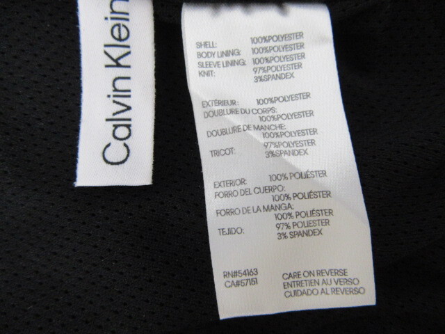 11544RMZ6◇Calvin Klein カルバンクライン MA-1風 ジャケット M ブラック◇中古_画像8