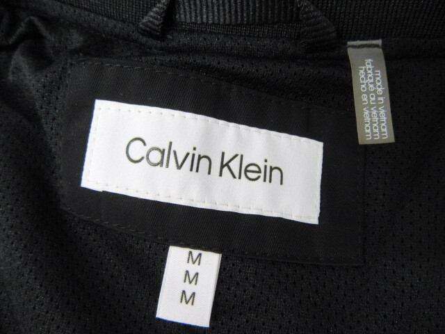 11544RMZ6◇Calvin Klein カルバンクライン MA-1風 ジャケット M ブラック◇中古_画像6