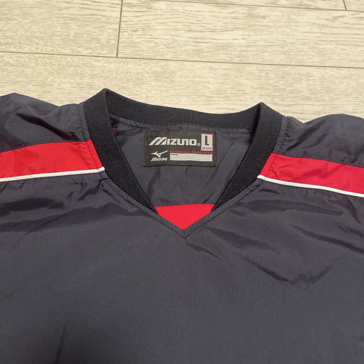 MIZUNO ミズノ Vネック プルオーバーピステ サイズL_画像3