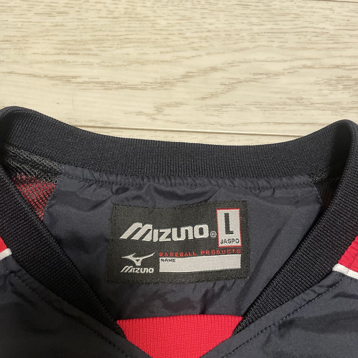 MIZUNO ミズノ Vネック プルオーバーピステ サイズL_画像5