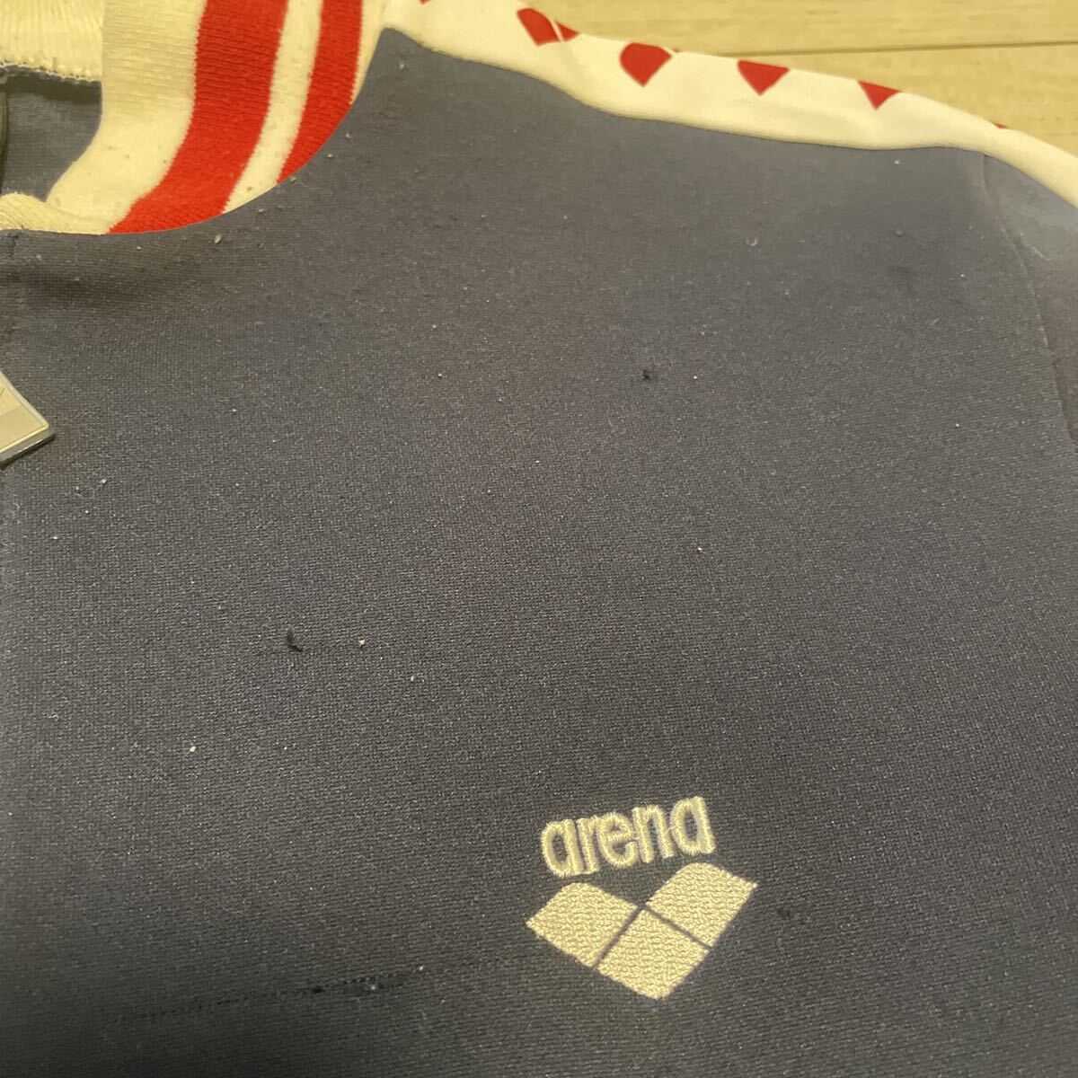 arena アリーナ トラックジャケット ネイビー サイズS_画像6