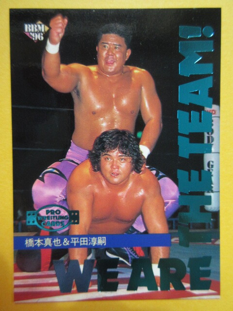  Хасимото подлинный .& flat рисовое поле ..WE ARE THE TEAM! BBM Professional Wrestling карта 1996| New Japan Professional Wrestling | раздел описания товара все часть обязательно чтение! ставка условия & постановления и условия строгое соблюдение!