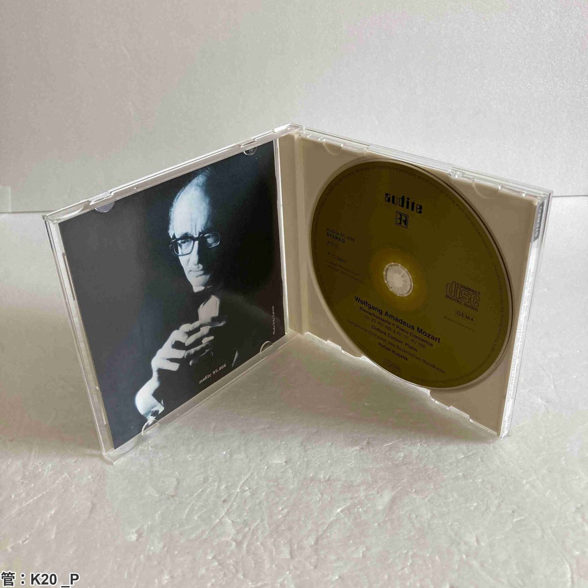 CD / Mozart / ピアノ協奏曲第23番&第27番 / ラファエル・クーベリック / audite 95.466 管：K20 _P_画像4
