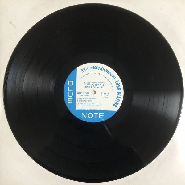 ほぼ美盤 帯付 Cliff Jordan & John Gilmore - Blowing In From Chicago / GXK-8112 / 1979年 / JPN_画像4